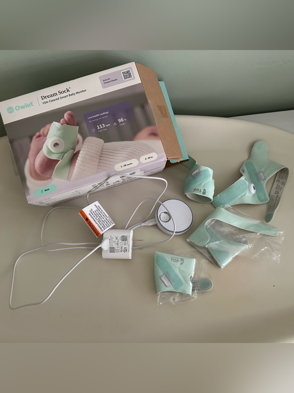 Owlet dream sock